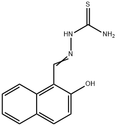 2-ヒドロキシ-1-ナフトアルデヒドチオセミカルバゾン 化学構造式