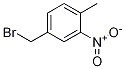 4-broMoMethyl-1-Methyl-2-nitro-benzene 化学構造式