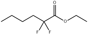 2,2-ジフルオロヘキサン酸エチル 化学構造式