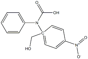 Benzenemethanol, 4-nitro-, phenylcarbamate (ester) (9CI) Struktur