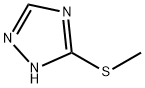 3-甲硫基-4H-1,2,4-三唑, 7411-18-9, 结构式