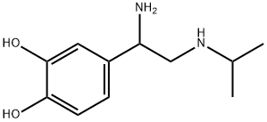 1,2-Benzenediol, 4-[1-amino-2-[(1-methylethyl)amino]ethyl]- (9CI) Structure