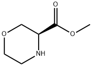 3-Morpholinecarboxylicacid,methylester,(3S)-(9CI) Struktur