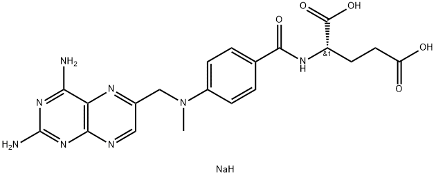 甲氨蝶呤二钠盐, 7413-34-5, 结构式