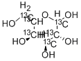 D-[UL-13C6]GALACTOSE Struktur
