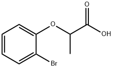 2-(2-ブロモフェノキシ)プロパン酸 化学構造式