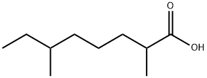 2,6-二甲基辛酸,7414-45-1,结构式