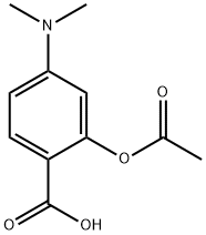 acetyl-4-dimethylaminosalicylic acid Structure