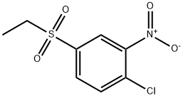1-Chloro-4-(ethylsulfonyl)-2-nitrobenzene Structure