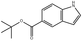tert-butyl 1H-indole-5-caboxylate 化学構造式