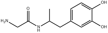 Acetamide, 2-amino-N-[2-(3,4-dihydroxyphenyl)-1-methylethyl]- (9CI) Struktur