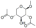 Methyl2,4-Di-O-acetyl-beta-D-xylopyranoside Structure