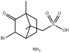 ammonium 3-bromo-2-oxobornane-8-sulphonate Structure