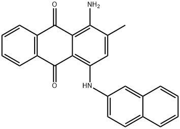 1-amino-2-methyl-4-(naphthalen-2-ylamino)anthracene-9,10-dione Structure