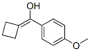 Benzenemethanol, alpha-cyclobutylidene-4-methoxy- (9CI) Structure