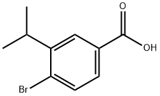 3-溴-4-异丙基苯甲酸,741698-94-2,结构式