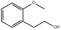 2-(2-メトキシフェニル)エタノール 化学構造式