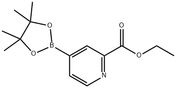 ETHYL PYRIDINE-4-BORONIC ACID PINACOL ESTER-2-CARBOXYLATE Struktur