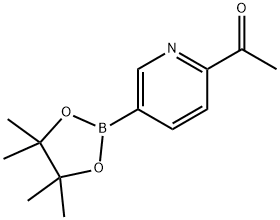 1-(5-(4,4,5,5-tetramethyl-1,3,2-dioxaborolan-2-yl)pyridin-2-yl)ethanone Structure