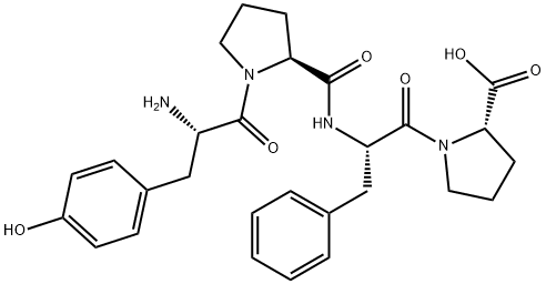 TYR-PRO-PHE-PRO,74171-19-0,结构式