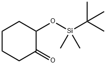 2-(叔丁基二甲基硅杂氧基)环己酮, 74173-08-3, 结构式