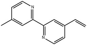 4-メチル-4'-ビニル-2,2'-ビピリジン 化学構造式