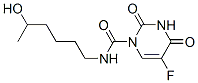 1-(5'-hydroxyhexylcarbamoyl)-5-fluorouracil Struktur