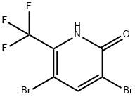 3,5-Dibromo-2-hydroxy-6-trifluoromethyl-pyridine Structure