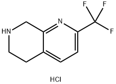 2-Trifluoromethyl-5,6,7,8-tetrahydro-[1,7]naphthyridine Structure