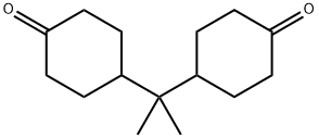 2,2-ビス(4-オキソシクロヘキシル)プロパン 化学構造式