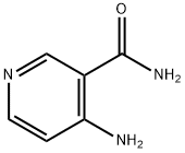 4-アミノ-3-ピリジンカルボキサミド 化学構造式