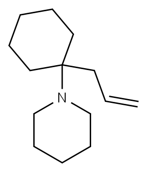 1-(1-Allylcyclohexyl)piperidine Structure