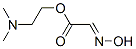 Acetic acid, (hydroxyimino)-, 2-(dimethylamino)ethyl ester (9CI) 结构式