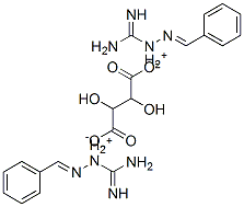 bis(benzylideneaminoguanidinium) tartrate Structure