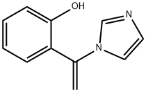 o-[1-(1H-イミダゾール-1-イル)ビニル]フェノール 化学構造式