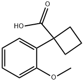 1-(2-methoxyphenyl)cyclobutane-1-carboxylic acid Structure