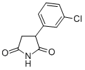2,5-Pyrrolidinedione, 3-(3-chlorophenyl)- (9CI) Structure