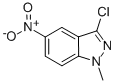 1H-INDAZOLE,3-CHLORO-1-METHYL-5-NITRO Struktur