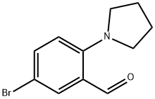 5-BroMo-2-(pyrrolidin-1-yl)benzaldehyde Structure