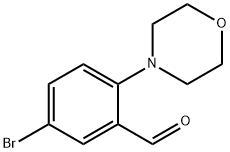 5-溴-2-(N-吗啉)-苯甲醛, 742099-65-6, 结构式