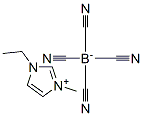 1-乙基-3-甲基咪唑四氰基硼酸盐 结构式