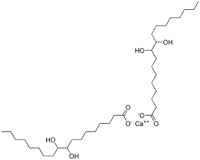 calcium bis(9,10-dihydroxystearate) Struktur