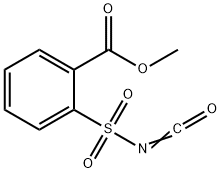 2-(イソシアナトスルホニル)安息香酸メチル 化学構造式
