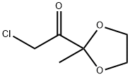 Ethanone, 2-chloro-1-(2-methyl-1,3-dioxolan-2-yl)- (9CI) Struktur