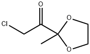 Ethanone, 2-chloro-1-(2-methyl-1,3-dioxolan-2-yl)- (9CI) Structure