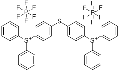 Bis(4-(diphenylsulfonio)phenyl)sulfide bis(hexafluorophosphate) Struktur