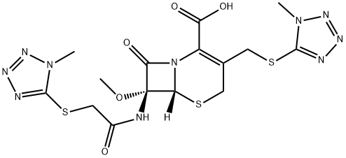 S-Decyanomethyl-S-(1-methyl-1H-tetrazol-5-yl) Cefmetazole Structure