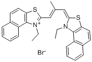 1-Ethyl-2-[3-(1-ethylnaphtho[1,2-d]thiazol-2(1H)-yliden)-2-methyl-1-propenyl]naphtho[1,2-d]thiazoliumbromid