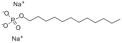 磷酸单十二烷基酯钠盐（单钠及双钠混合） 结构式