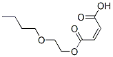 Maleic acid hydrogen 1-(2-butoxyethyl) ester 结构式